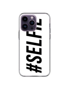 Cover iPhone 14 Pro Max Hashtag Selfie Bianco Orizzontale...
