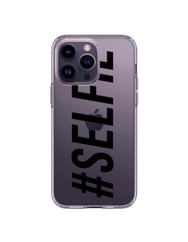 Cover iPhone 14 Pro Max Hashtag Selfie Trasparente - Jonathan Perez