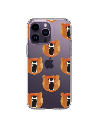 Coque iPhone 14 Pro Max Ours Ourson Bear Transparente - Dricia Do