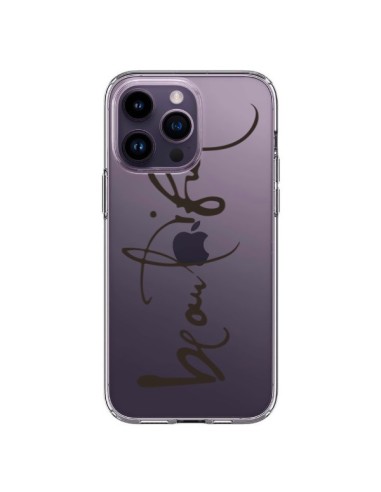 Cover iPhone 14 Pro Max Beautiful Trasparente - Dricia Do