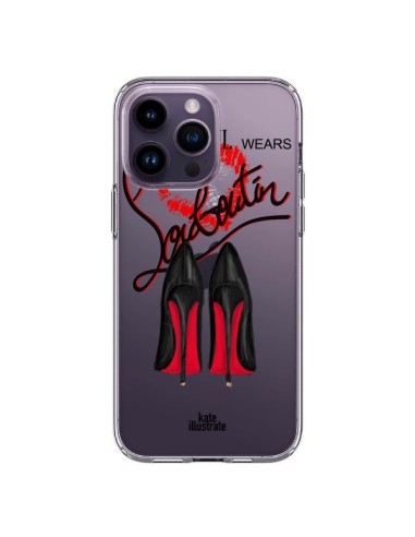 Cover iPhone 14 Pro Max The Devil Wears Shoes Diavolo Scarpe Trasparente - kateillustrate