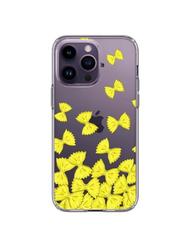 Coque iPhone 14 Pro Max Italian Pasta Pates Italiennes Transparente - kateillustrate