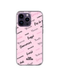 Coque iPhone 14 Pro Max Ballerina Ballerine Mots -...