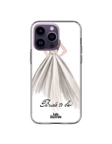 Coque iPhone 14 Pro Max Bride To Be Mariée Mariage - kateillustrate
