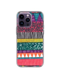 Coque iPhone 14 Pro Max Azteque Dessin - Kris Tate