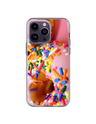 Coque iPhone 14 Pro Max Donuts Rose Candy Bonbon - Laetitia