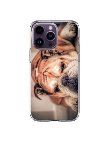 Coque iPhone 14 Pro Max Chien Bulldog Dog - Laetitia