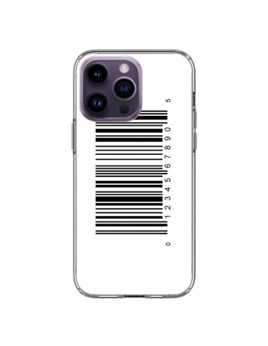 iPhone 14 Pro Max Case Barcode Black - Laetitia