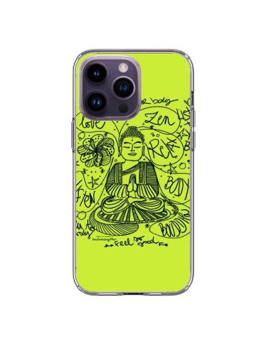 Coque iPhone 14 Pro Max Buddha Listen to your body Love Zen Relax - Leellouebrigitte