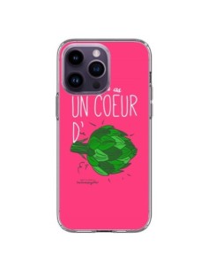 Coque iPhone 14 Pro Max Toi tu as un coeur d'artichaut -...
