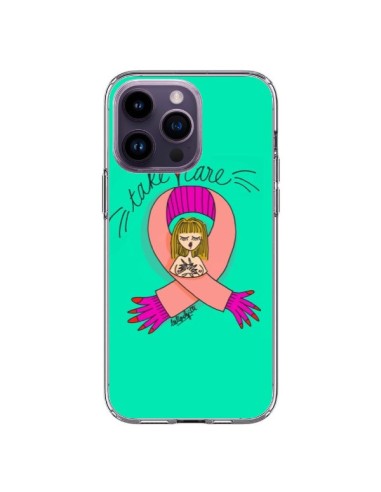 Coque iPhone 14 Pro Max Take care Maman Fête des Mères - Leellouebrigitte