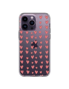 Cover iPhone 14 Pro Max Cuore Amore Amour Rosso...