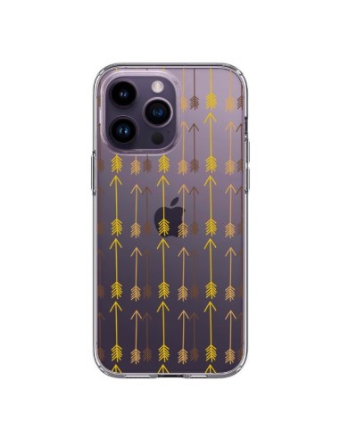Coque iPhone 14 Pro Max Fleche Arrow Transparente - Petit Griffin