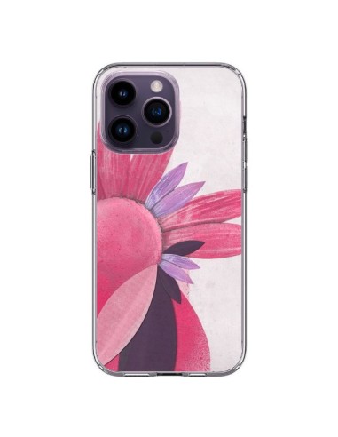 iPhone 14 Pro Max Case Flowers Pink - Lassana