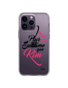 Coque iPhone 14 Pro Max Plus sublime que Kim Transparente...
