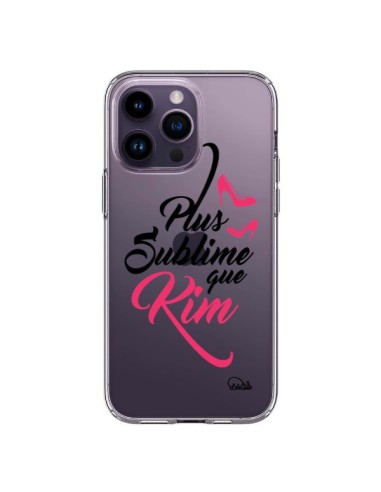 Cover iPhone 14 Pro Max Plus sublime que Kim Trasparente - Lolo Santo