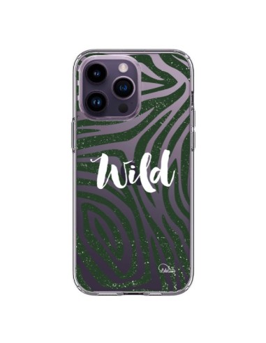 iPhone 14 Pro Max Case Wild Zebra Jungle Clear - Lolo Santo