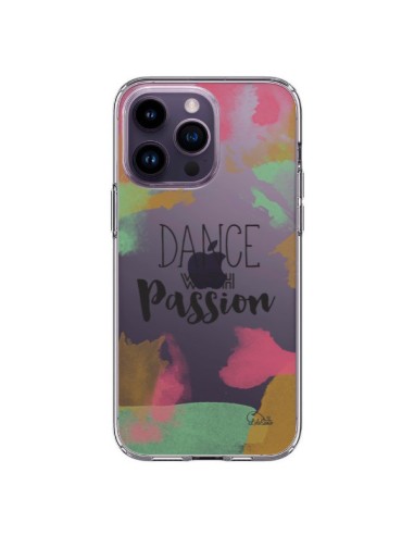 Coque iPhone 14 Pro Max Dance With Passion Transparente - Lolo Santo