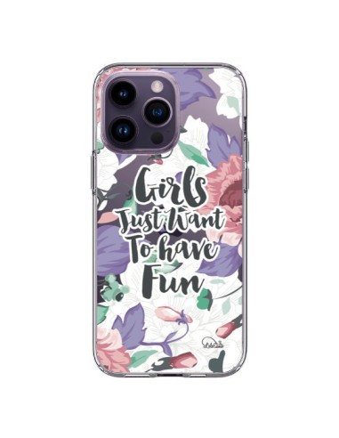 iPhone 14 Pro Max Case Girl Divertente Clear - Lolo Santo