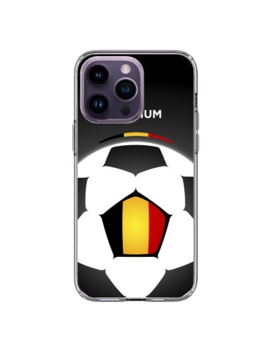 Coque iPhone 14 Pro Max Belgique Ballon Football - Madotta