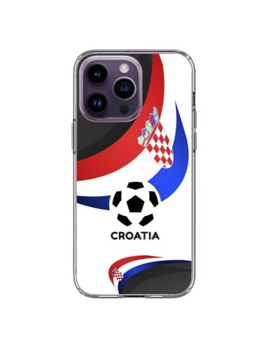 Coque iPhone 14 Pro Max Equipe Croatie Football - Madotta