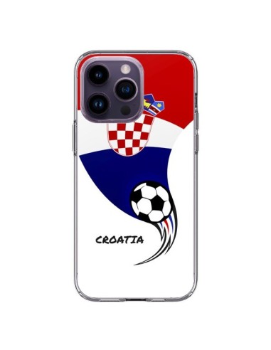 Coque iPhone 14 Pro Max Equipe Croatie Croatia Football - Madotta