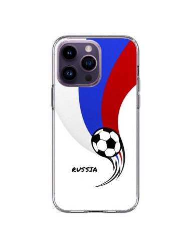 Coque iPhone 14 Pro Max Equipe Russie Russia Football - Madotta