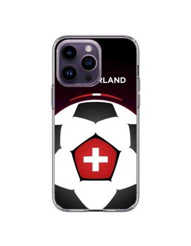 Coque iPhone 14 Pro Max Suisse Ballon Football - Madotta