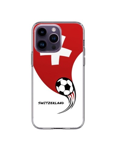 Coque iPhone 14 Pro Max Equipe Suisse Switzerland Football - Madotta