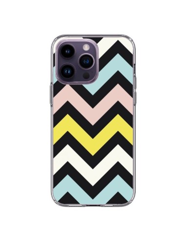 Coque iPhone 14 Pro Max Azteque Chevron Sunny - Mary Nesrala