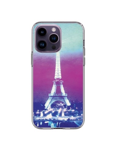 Coque iPhone 14 Pro Max Tour Eiffel Night - Mary Nesrala