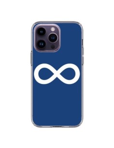 Coque iPhone 14 Pro Max Infini Navy Blue Infinity - Mary...