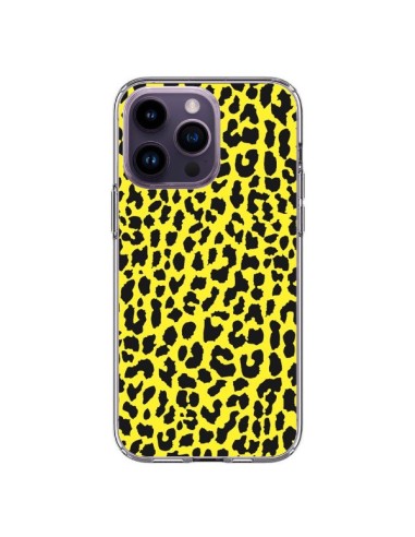 iPhone 14 Pro Max Case Leopard Yellow - Mary Nesrala