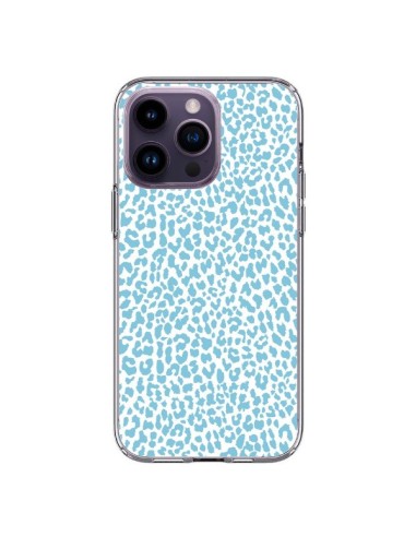 Coque iPhone 14 Pro Max Leopard Turquoise - Mary Nesrala
