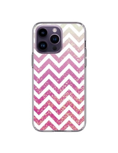 Coque iPhone 14 Pro Max Chevron Pixie Dust Triangle Azteque - Mary Nesrala