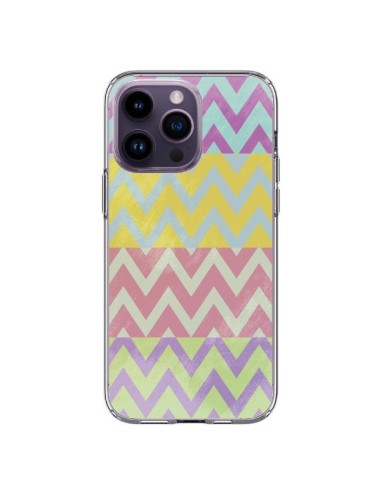 Coque iPhone 14 Pro Max Chevron Summer Triangle Azteque - Mary Nesrala