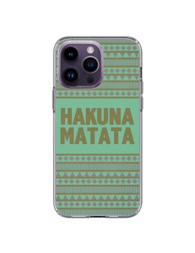 Coque iPhone 14 Pro Max Hakuna Matata Roi Lion - Mary Nesrala