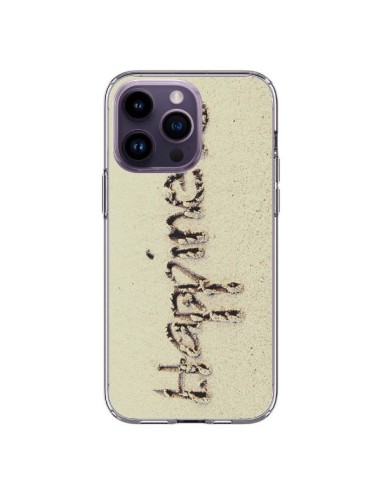 Cover iPhone 14 Pro Max Happiness Sabbia - Mary Nesrala