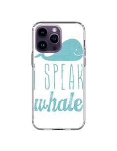 iPhone 14 Pro Max Case I Speak Whale Balena Blue - Mary...