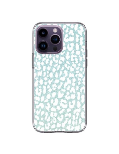 Cover iPhone 14 Pro Max Leopardo Inverno Mint - Mary Nesrala