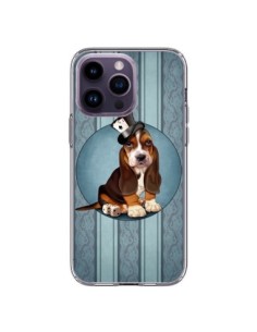 Coque iPhone 14 Pro Max Chien Dog Jeu Poket Cartes -...