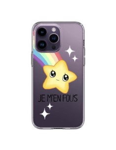 iPhone 14 Pro Max Case Stella Etoile Je M'en Fous Clear -...