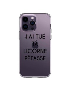 Coque iPhone 14 Pro Max Tué Licorne Pétasse Transparente...