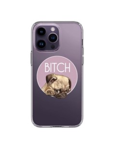 Coque iPhone 14 Pro Max Bulldog Bitch Transparente -...