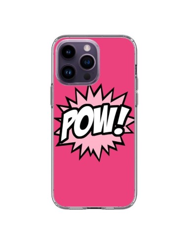 Coque iPhone 14 Pro Max Pow Bulles BD Comics - Maryline Cazenave