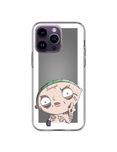 Coque iPhone 14 Pro Max Stewie Joker Suicide Squad - Mikadololo