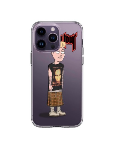 Coque iPhone 14 Pro Max Bieber Marilyn Manson Fan Transparente - Mikadololo