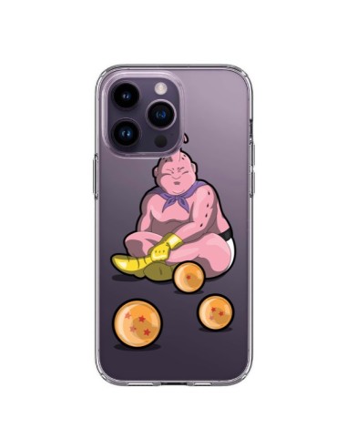 Cover iPhone 14 Pro Max Buu Dragon Ball Z Trasparente - Mikadololo