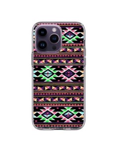 Coque iPhone 14 Pro Max Black Aylen Azteque - Monica...