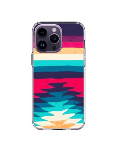 Coque iPhone 14 Pro Max Surf Azteque - Monica Martinez